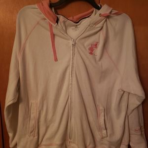 White Disney minnie mouse zip up hoodie minnie